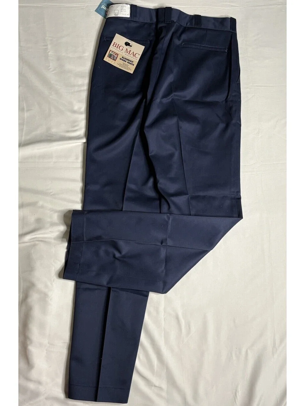 Big Mac Klondike Work Pants - Navy Blue, 33x33, New with Tag